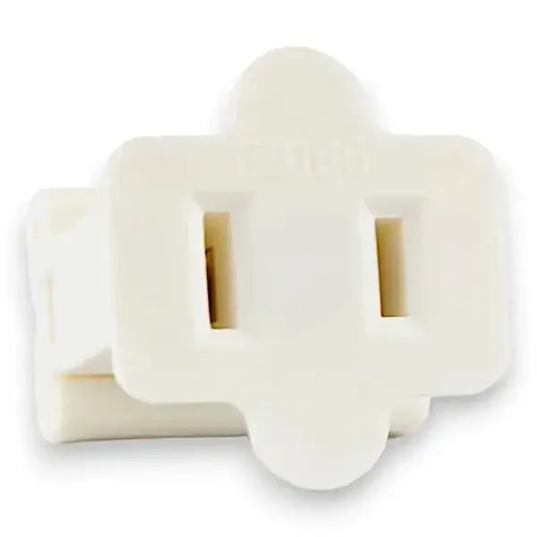 White Female Inline Plug